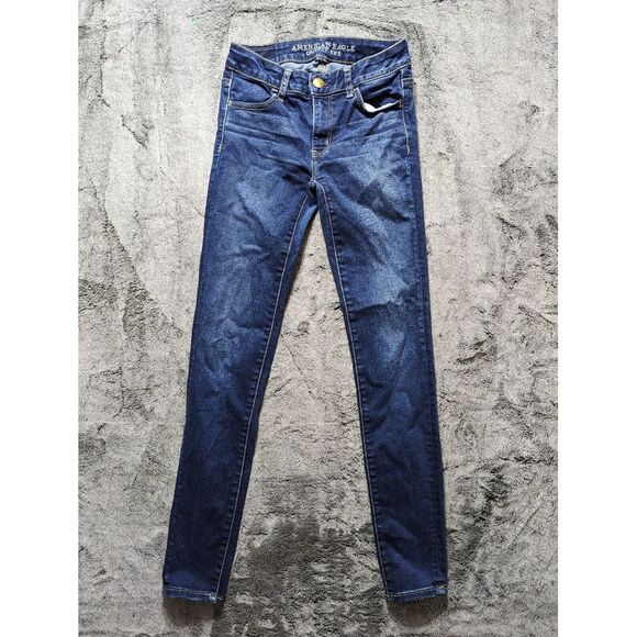 American Eagle Outfitters Denim - American Eagle Super Stretch Jegging Women's Size 0 Dark Wash